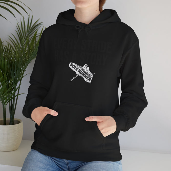 Every Stride Has A Story: Unisex Heavy Blend™ Hooded Sweatshirt