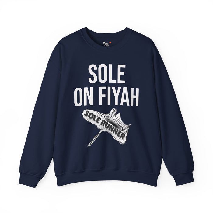 Sole On Fiyah: Unisex Heavy Blend™ Crewneck Sweatshirt