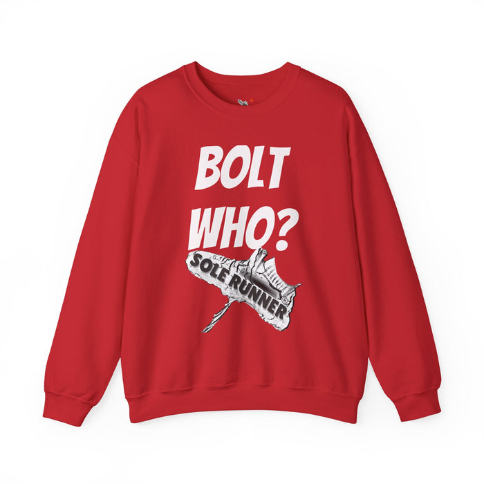 Bolt Who?: Unisex Heavy Blend™ Crewneck Sweatshirt