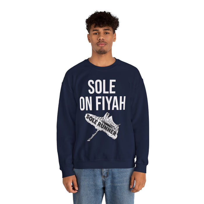 Sole On Fiyah: Unisex Heavy Blend™ Crewneck Sweatshirt