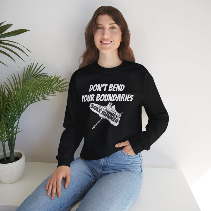 Don't Bend Your Boundaries: Unisex Heavy Blend™ Crewneck Sweatshirt