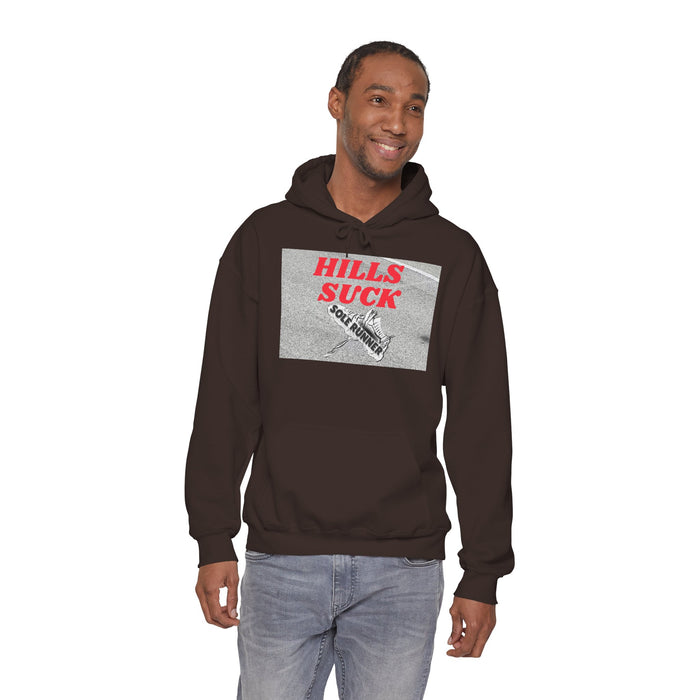 Hills Suck: Unisex Heavy Blend™ Hooded Sweatshirt