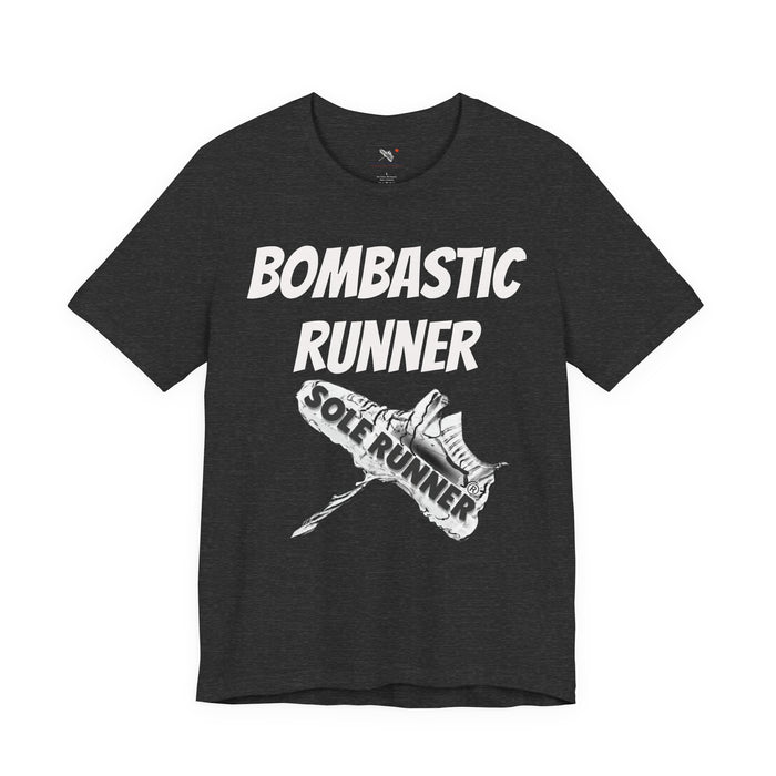Bombastic Runner: Unisex Jersey Short Sleeve Tee