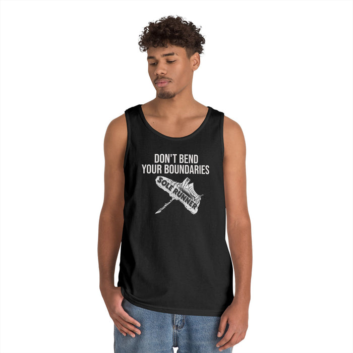 Don't Bend Your Boundaries: Unisex Heavy Cotton Tank Top