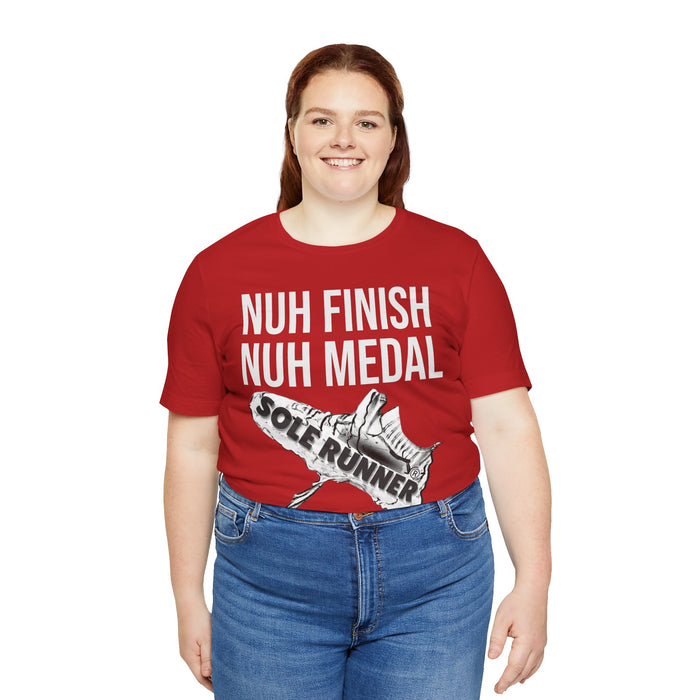 Nuh Finish Nuh Medal: Unisex Jersey Short Sleeve Tee