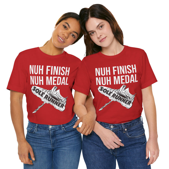 Nuh Finish Nuh Medal: Unisex Jersey Short Sleeve Tee