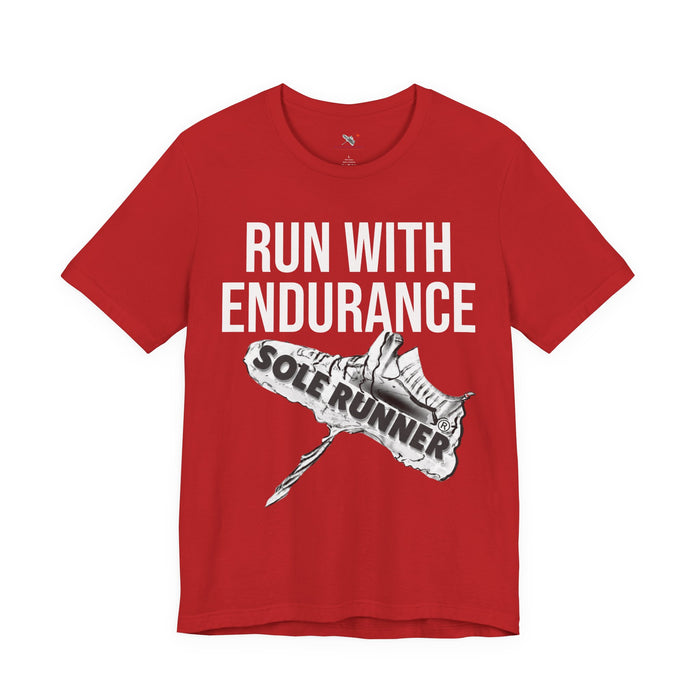 Run With Endurance: Unisex Jersey Short Sleeve Tee