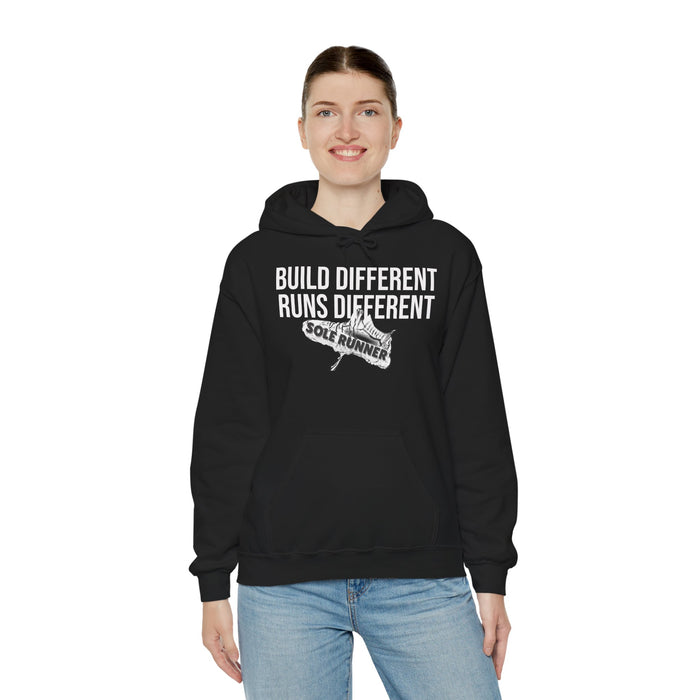 Built Different. Runs Different: Unisex Heavy Blend™ Hooded Sweatshirt