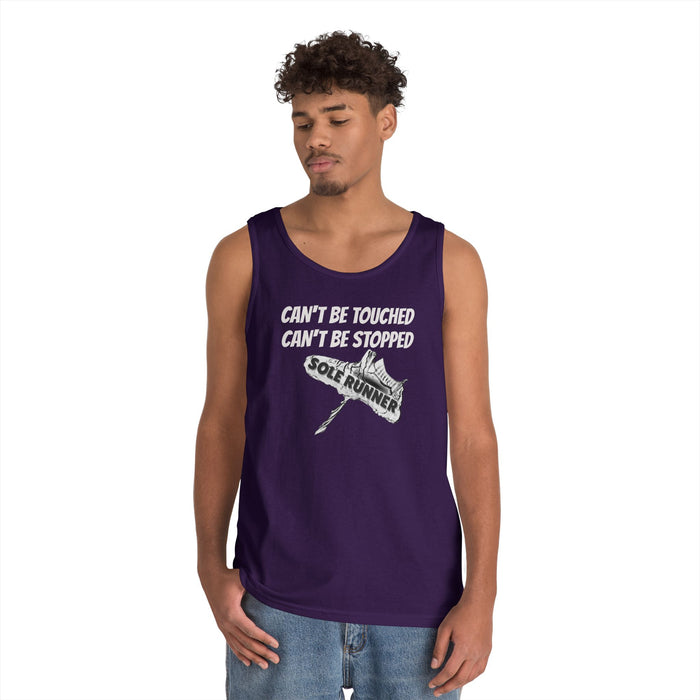 Can't Be Touched Can't Be Stopped: Unisex Heavy Cotton Tank Top