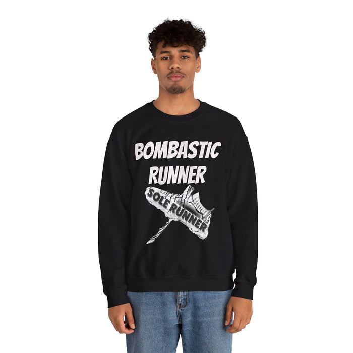 Bombastic Runner: Unisex Heavy Blend™ Crewneck Sweatshirt