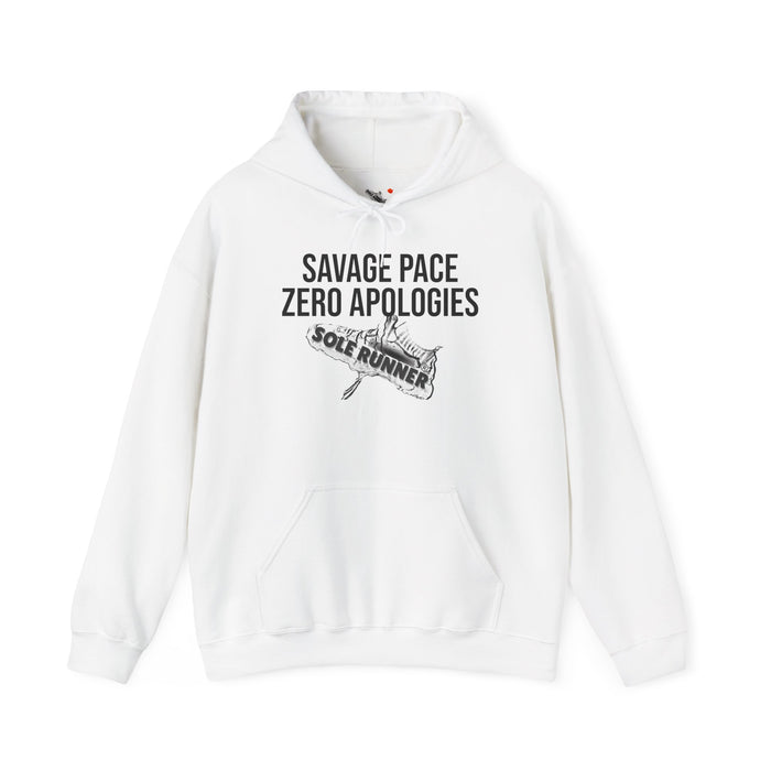 Savage Pace Zero Apologies: Unisex Heavy Blend™ Hooded Sweatshirt