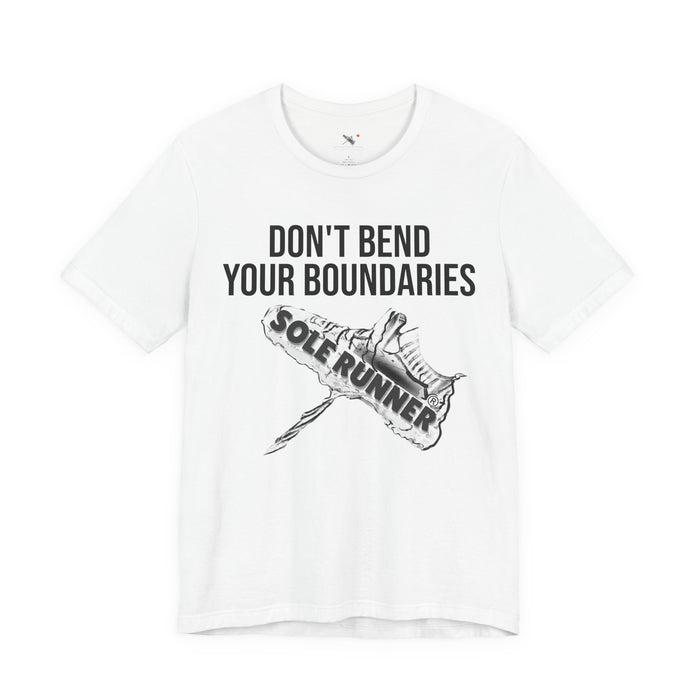 Don't Bend Your Boundaries: Unisex Jersey Short Sleeve Tee