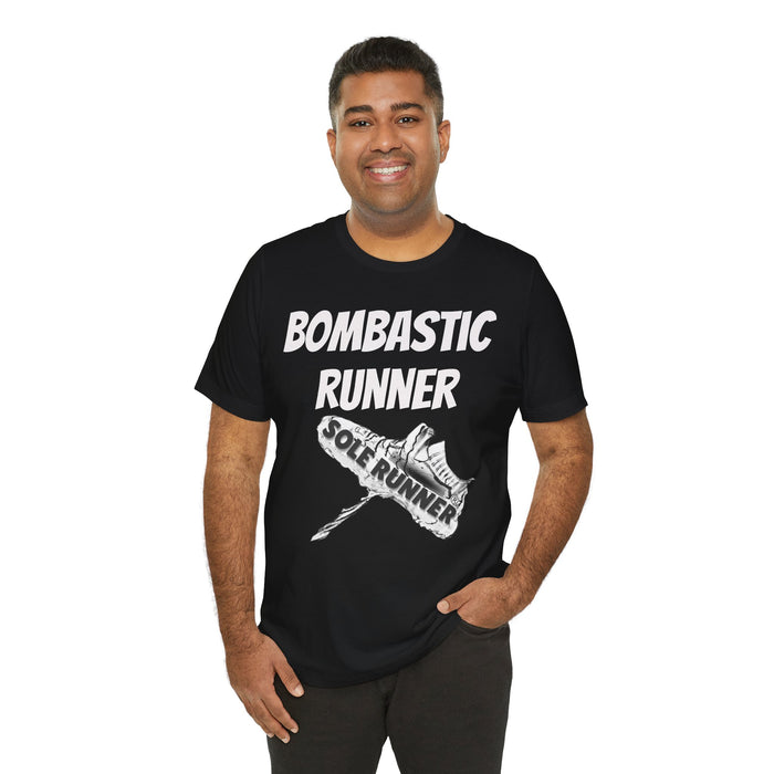 Bombastic Runner: Unisex Jersey Short Sleeve Tee