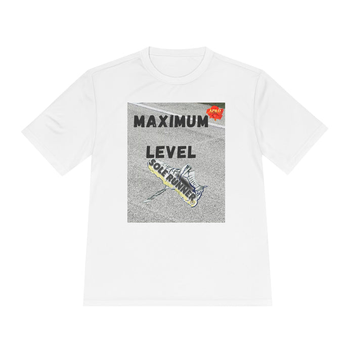 Maximum Level-Whimsical Moisture Wicking Unisex T-Shirt For Runners