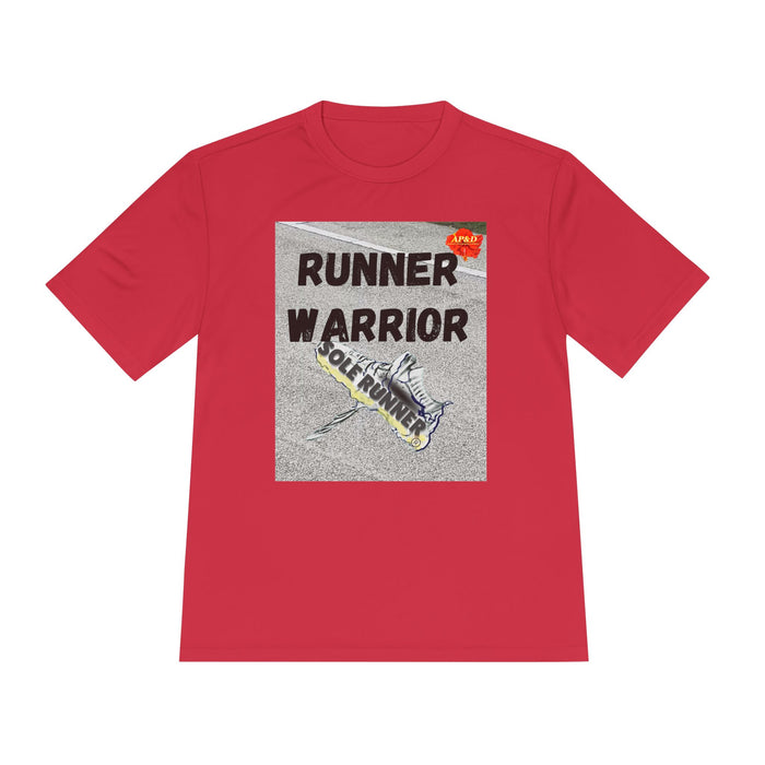 Runner Warrior-Whimsical Moisture Wicking Unisex T-Shirt For Runners