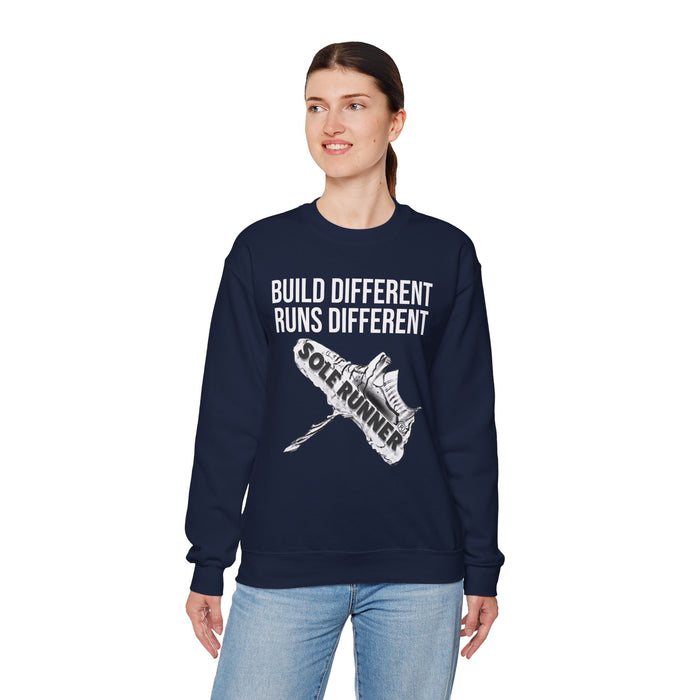 Built Different. Runs Different: Unisex Heavy Blend™ Crewneck Sweatshirt