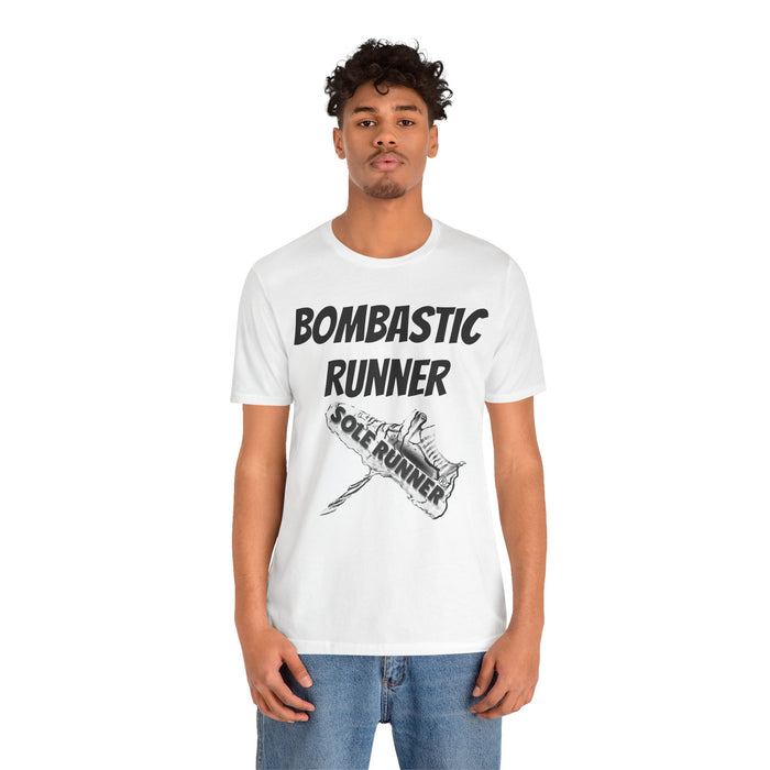 Bombastic Runner: Unisex Jersey Short Sleeve Tee