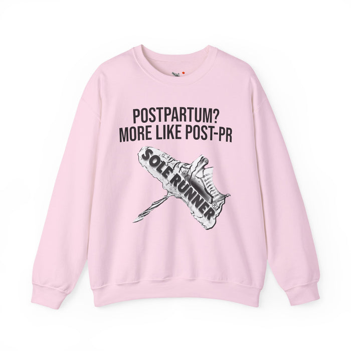 Postpartum? More Like Post-PR: Unisex Heavy Blend™ Crewneck Sweatshirt