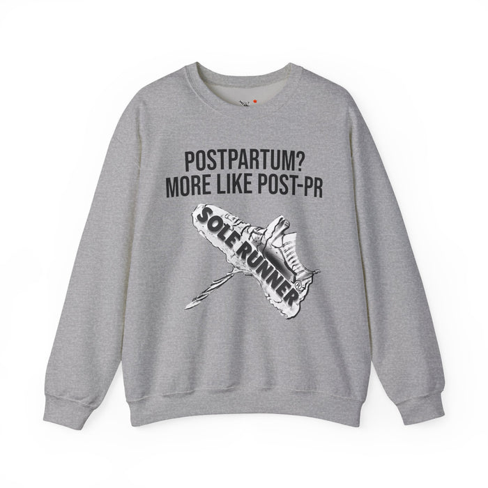 Postpartum? More Like Post-PR: Unisex Heavy Blend™ Crewneck Sweatshirt