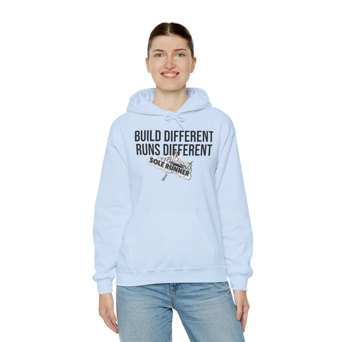 Built Different. Runs Different: Unisex Heavy Blend™ Hooded Sweatshirt
