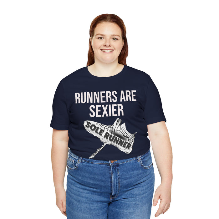 Runners Are Sexier-Sole Runner®:Unisex Jersey Short Sleeve Tee