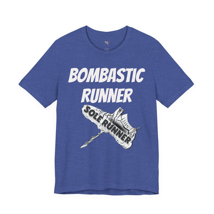 Bombastic Runner: Unisex Jersey Short Sleeve Tee