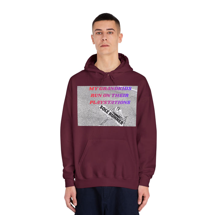 My Grandkids Run On Their Playstations: Unisex DryBlend® Hooded Sweatshirt