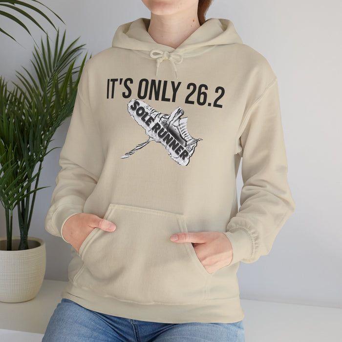 It's Only 26.2: Unisex Heavy Blend™ Hooded Sweatshirt