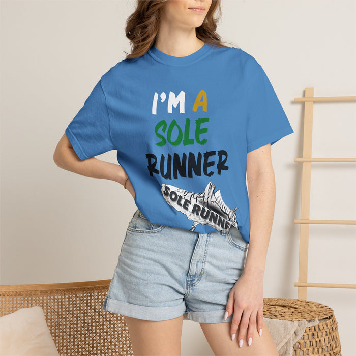 I'm A Sole Runner®-Rasta Colors: Unisex Garment-Dyed T-shirt
