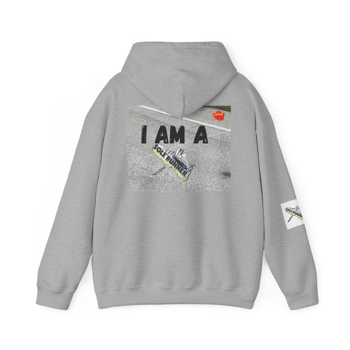 I Run I Walk I Slay Miles-Whimsical Moisture Wicking Hoodie For Runners