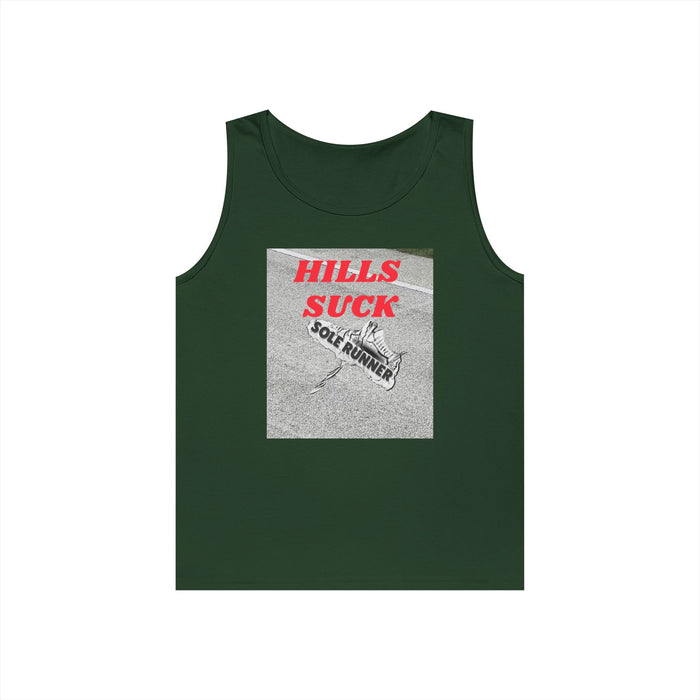 Hills Suck: Unisex Heavy Cotton Tank Top