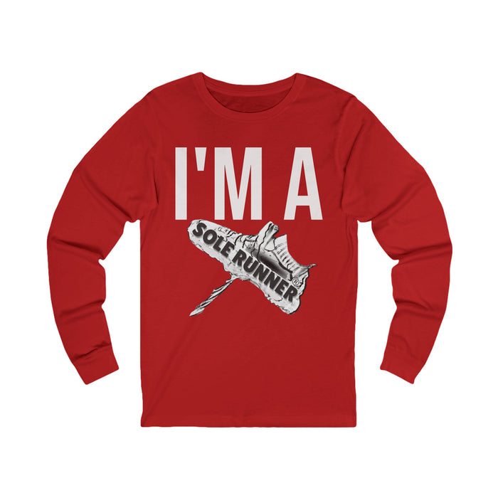 I'm Sole Runner®: Unisex Jersey Long Sleeve Tee