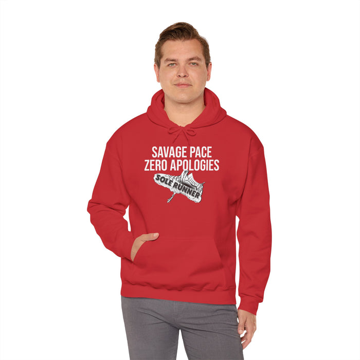 Savage Pace Zero Apologies: Unisex Heavy Blend™ Hooded Sweatshirt