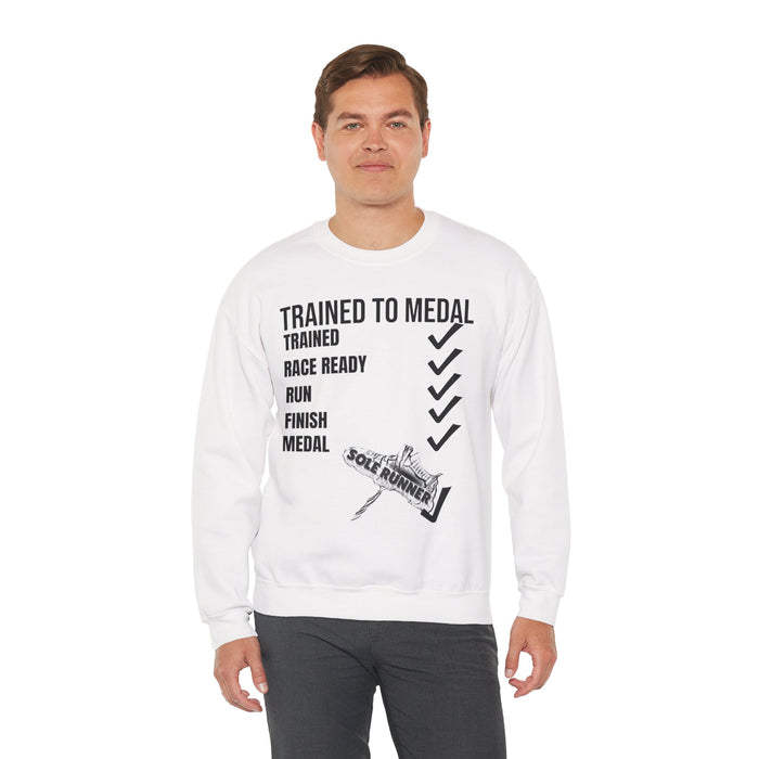 Trained To Medal: Unisex Heavy Blend™ Crewneck Sweatshirt