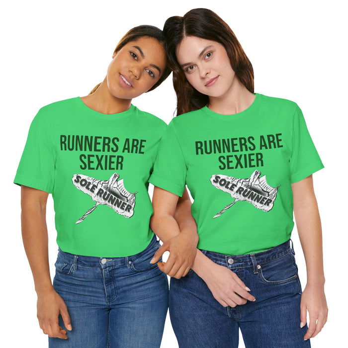Runners Are Sexier-Sole Runner®:Unisex Jersey Short Sleeve Tee