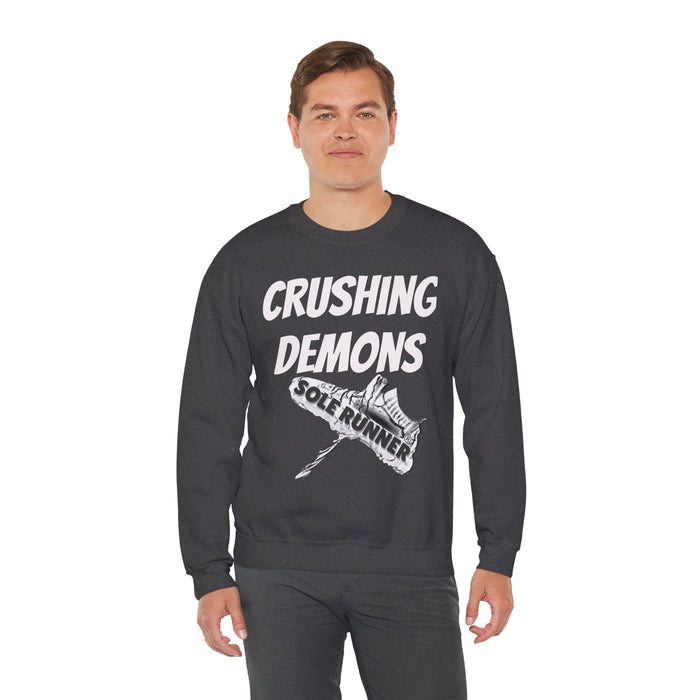 Crushing Demons: Unisex Heavy Blend™ Crewneck Sweatshirt