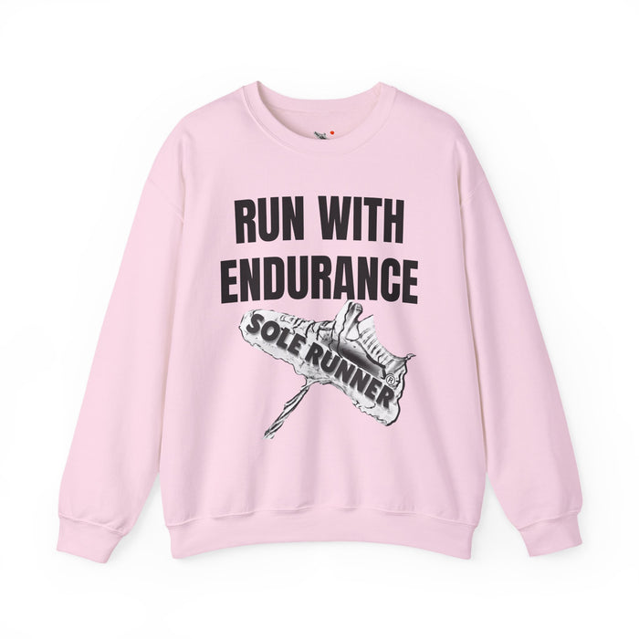 Run With Endurance: Unisex Heavy Blend™ Crewneck Sweatshirt