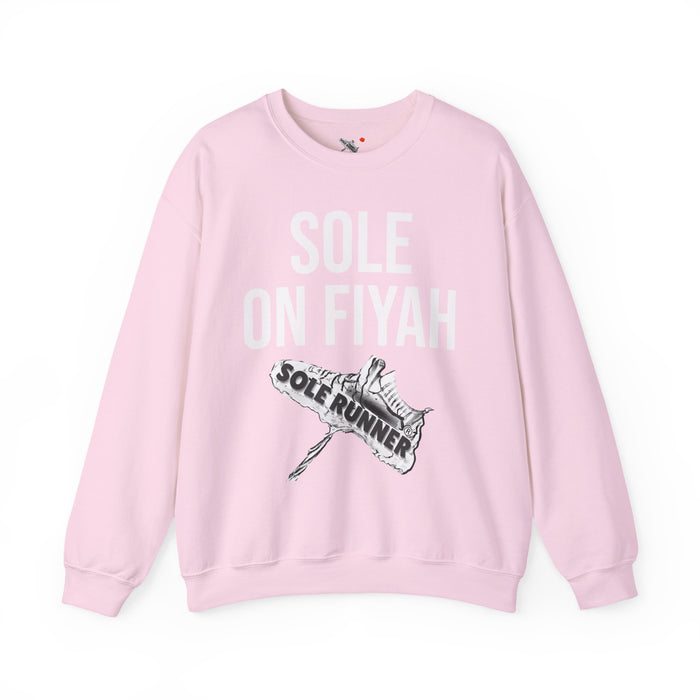 Sole On Fiyah: Unisex Heavy Blend™ Crewneck Sweatshirt