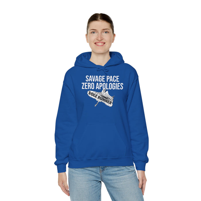 Savage Pace Zero Apologies: Unisex Heavy Blend™ Hooded Sweatshirt