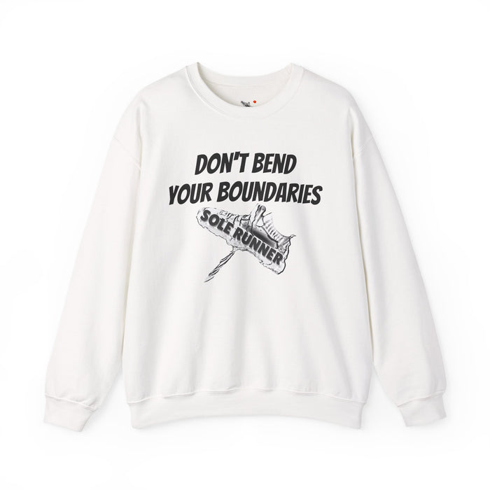 Don't Bend Your Boundaries: Unisex Heavy Blend™ Crewneck Sweatshirt