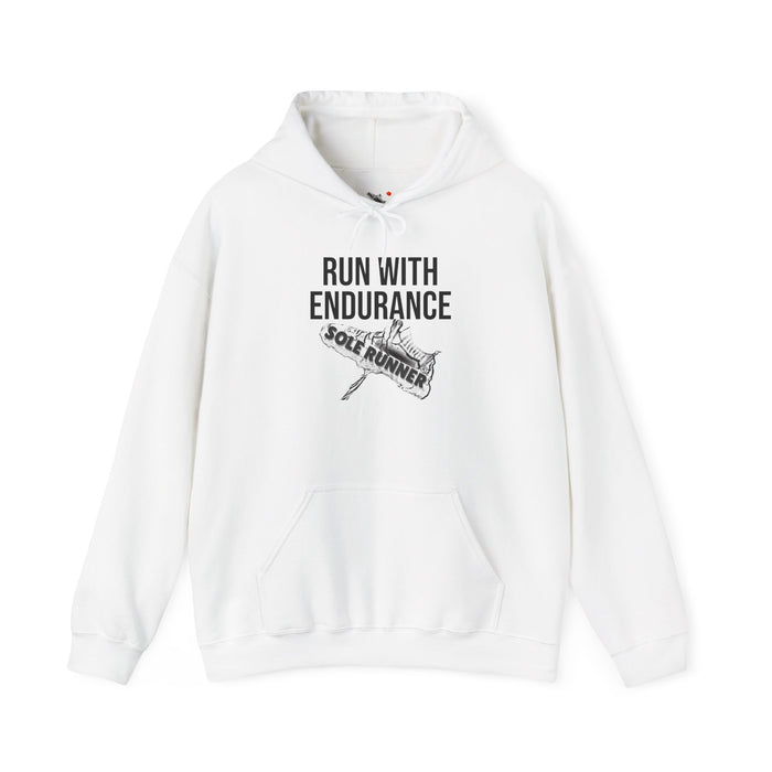 Run With Endurance: Unisex Heavy Blend™ Hooded Sweatshirt