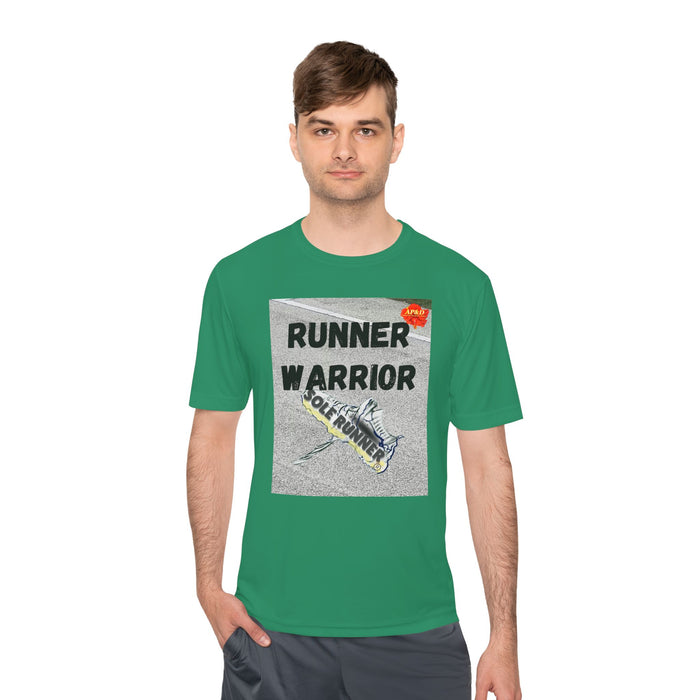Runner Warrior-Whimsical Moisture Wicking Unisex T-Shirt For Runners
