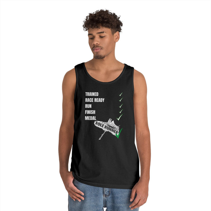 Trained To Medal: Unisex Heavy Cotton Tank Top