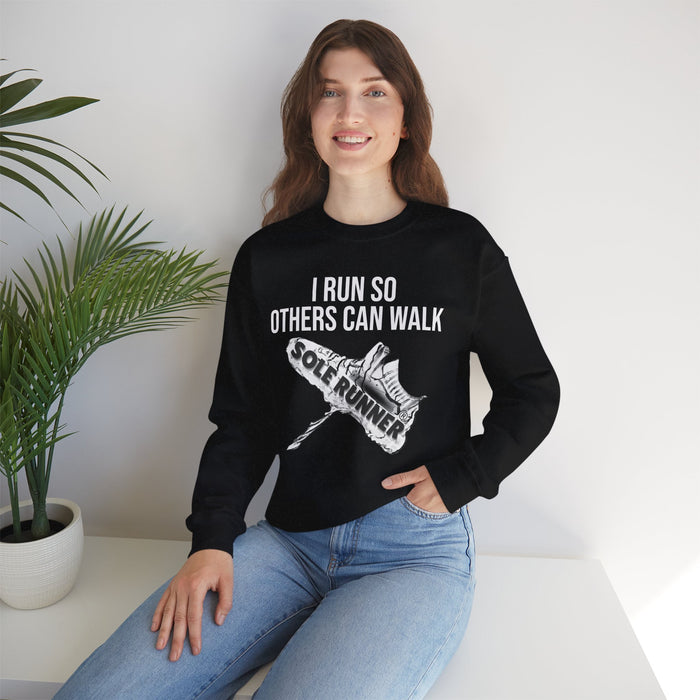 I Run So Others Can Walk: Unisex Heavy Blend™ Crewneck Sweatshirt