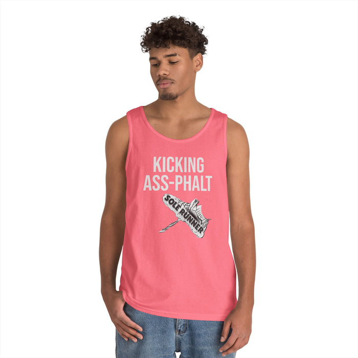 Kicking Ass-Phalt: Unisex Heavy Cotton Tank Top
