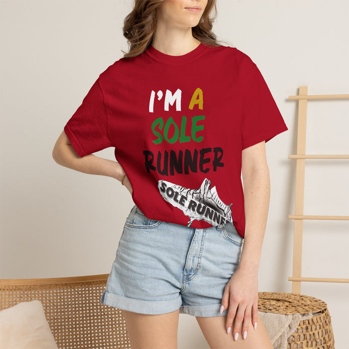 I'm A Sole Runner®-Rasta Colors: Unisex Garment-Dyed T-shirt
