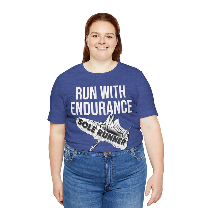 Run With Endurance: Unisex Jersey Short Sleeve Tee