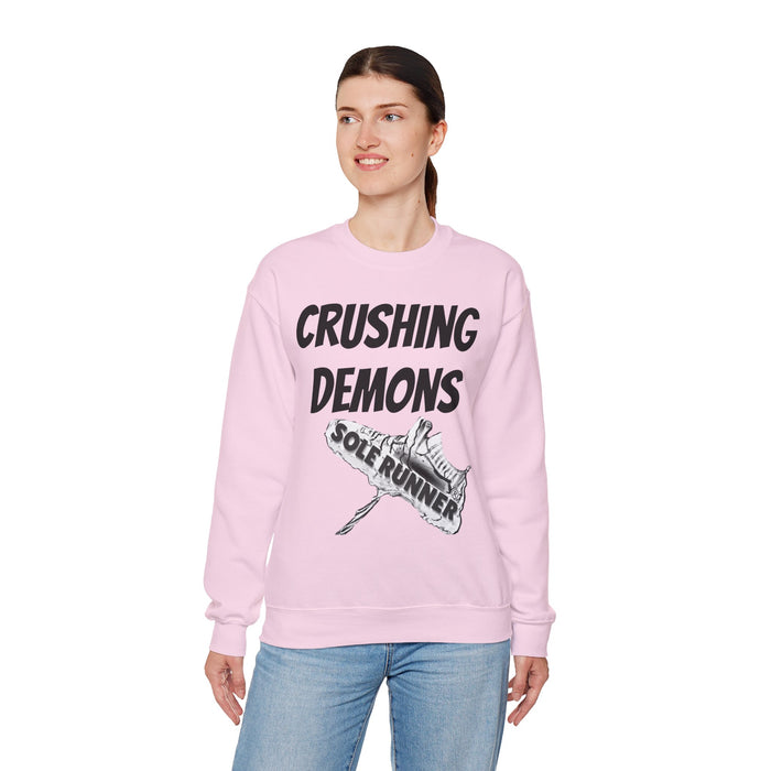 Crushing Demons: Unisex Heavy Blend™ Crewneck Sweatshirt