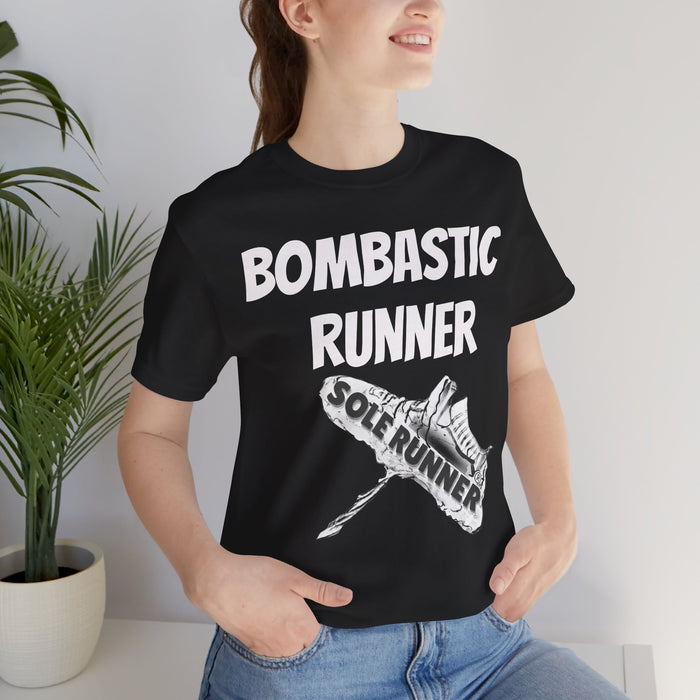 Bombastic Runner: Unisex Jersey Short Sleeve Tee