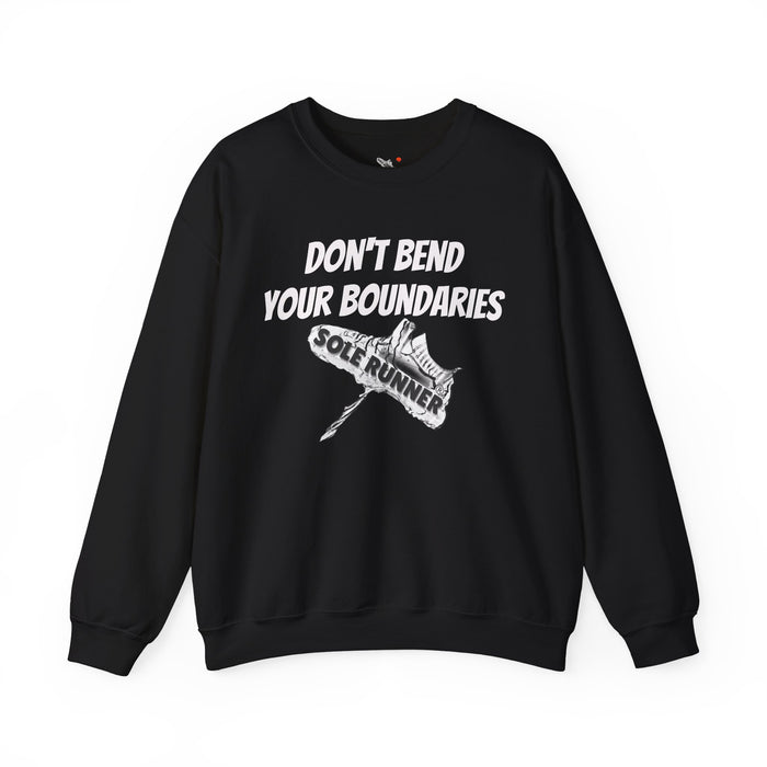 Don't Bend Your Boundaries: Unisex Heavy Blend™ Crewneck Sweatshirt